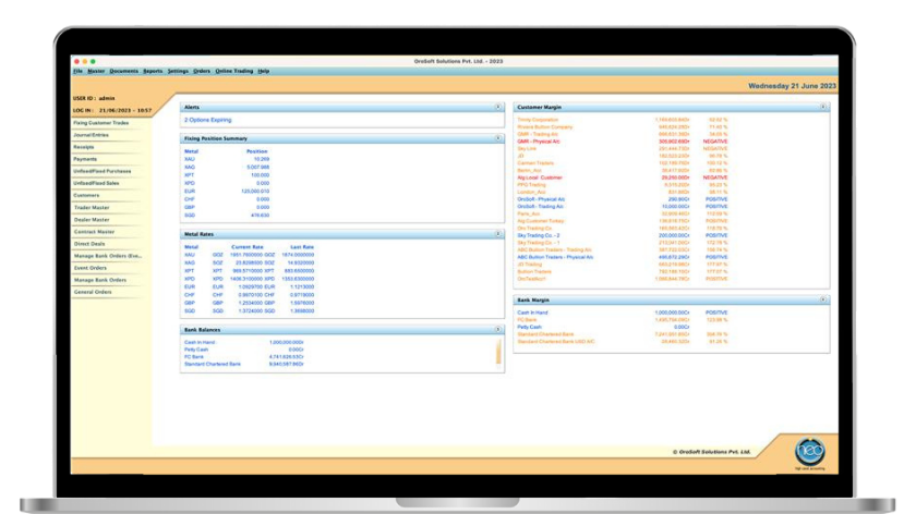 Neo Trading Platform Interface